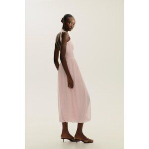 ZARA CONTRAST TULLE DRESS